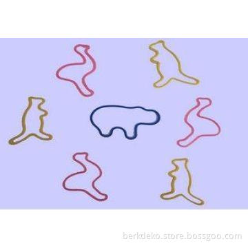 Customized Non-toxic Animal Shape Silicone Rubber Bands For